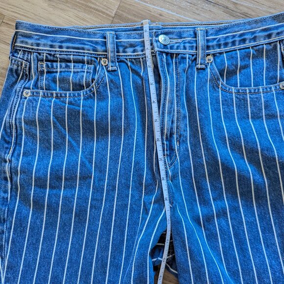 American Eagle Stripped Cropped Jeans, 6 - Picture 7 of 8